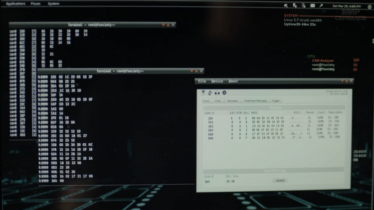 Linux в кино: взлом автомобиля и умного дома в сериале «Мистер Робот» 7